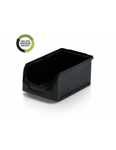 Sichtlagerkasten Schwarz Regranulat