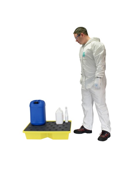 43-Liter-Auffangwanne mit Gitterrost