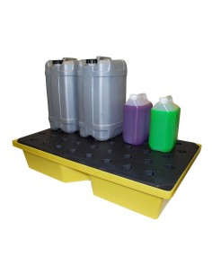 63-Liter-Auffangwanne mit Gitterrost