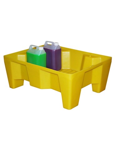 70-Liter-Auffangwanne auf Beinen mit Gitterrost