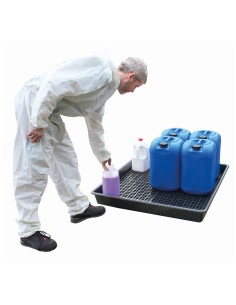 100-Liter-Auffangwanne mit Gitterrost