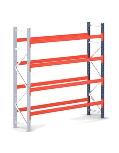 PALETTENREGAL ANBAUELEMENT 6m hoch - 2.7m breit - 110cm tief 15 Palettenplätze