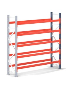 PALETTENREGAL ANBAUELEMENT 7.5m hoch - 2.7m breit - 110cm tief 18 Palettenplätze