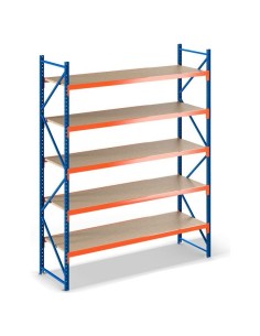 LAGERREGAL GRUNDELEMENT 3m hoch - 1.8m breit - 80cm tief - 5 Ebene