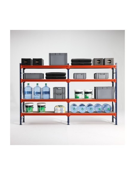 LAGERREGAL GRUNDELEMENT 3m hoch - 1.8m breit - 80cm tief - 5 Ebene