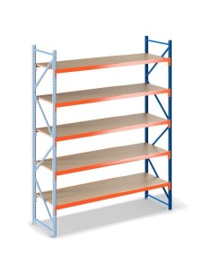 LAGERREGAL ANBAUELEMENT 3m hoch - 1.8m breit - 80cm tief - 5 Ebene