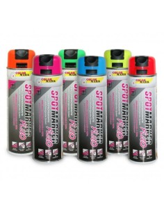 12x stk. Markierfarbe - Colormark - Spotmarker FLUO mit Sicherheitskappe, 500 ml