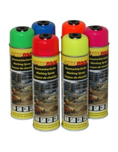 12x stk. SPRAYTOOL - Baumarkierfarbe mit Sicherheitskappe, 500 ml