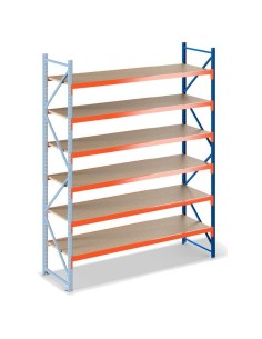 LAGERREGAL ANBAUELEMENT 4m hoch - 1.8m breit - 80cm tief - 6 Ebene