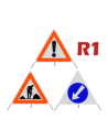 Segnali pieghevoli R1 riflettenti